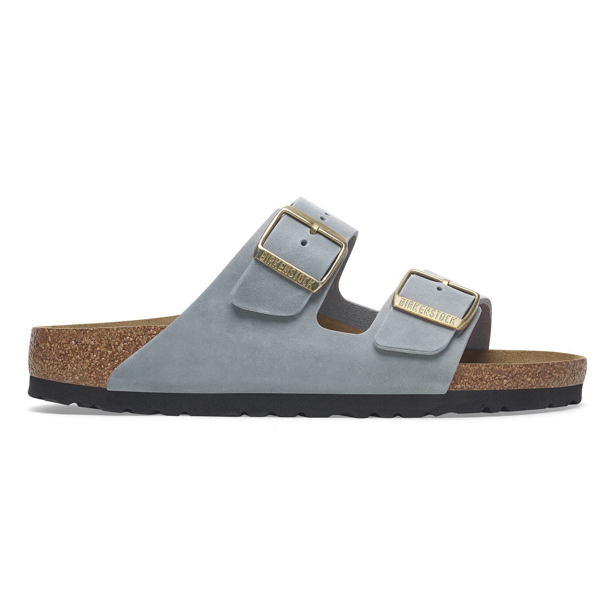 BIRKENSTOCK ARIZONA SOFT FOOT BED - LIGHT GRAY