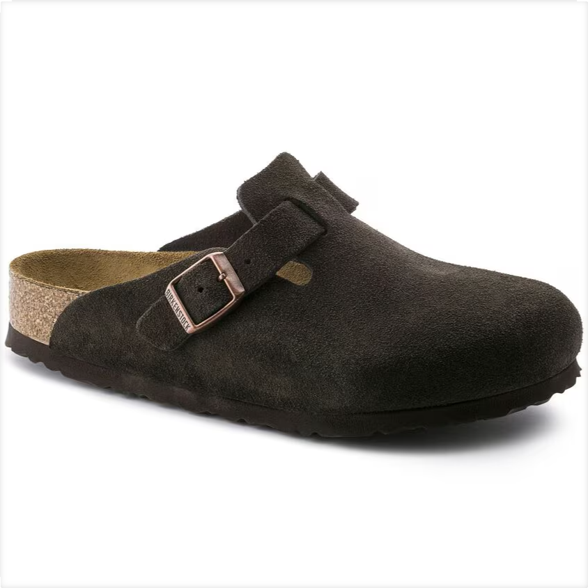 Birkenstock Boston Soft Foot Bed - Brown