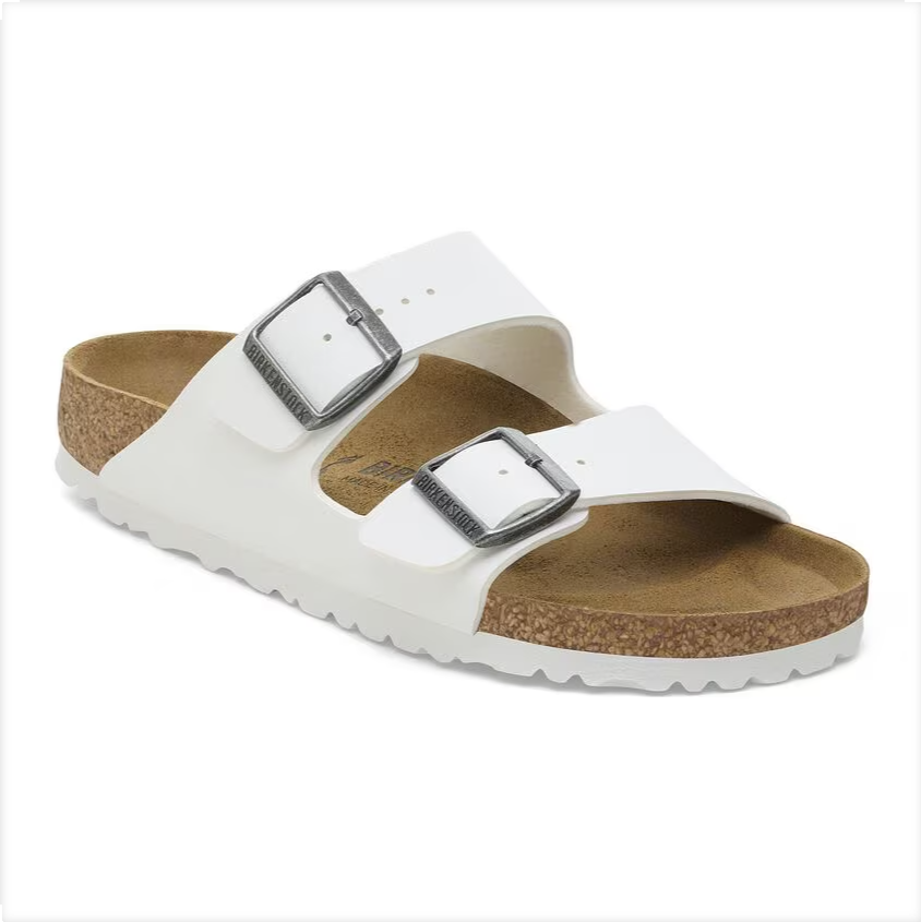 Birkenstock Arizona Birko Flor - White