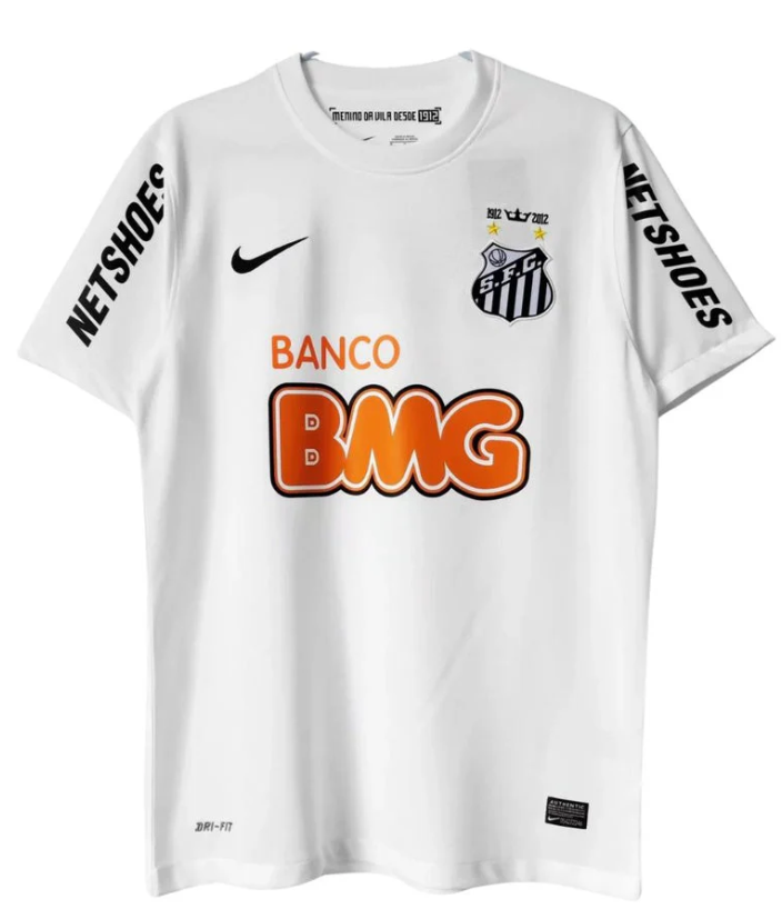 NEYMAR JR. SANTOS FC HOME JERSEY 2011/12