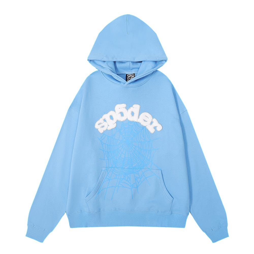 Sp5der Hoodie - Baby Blue