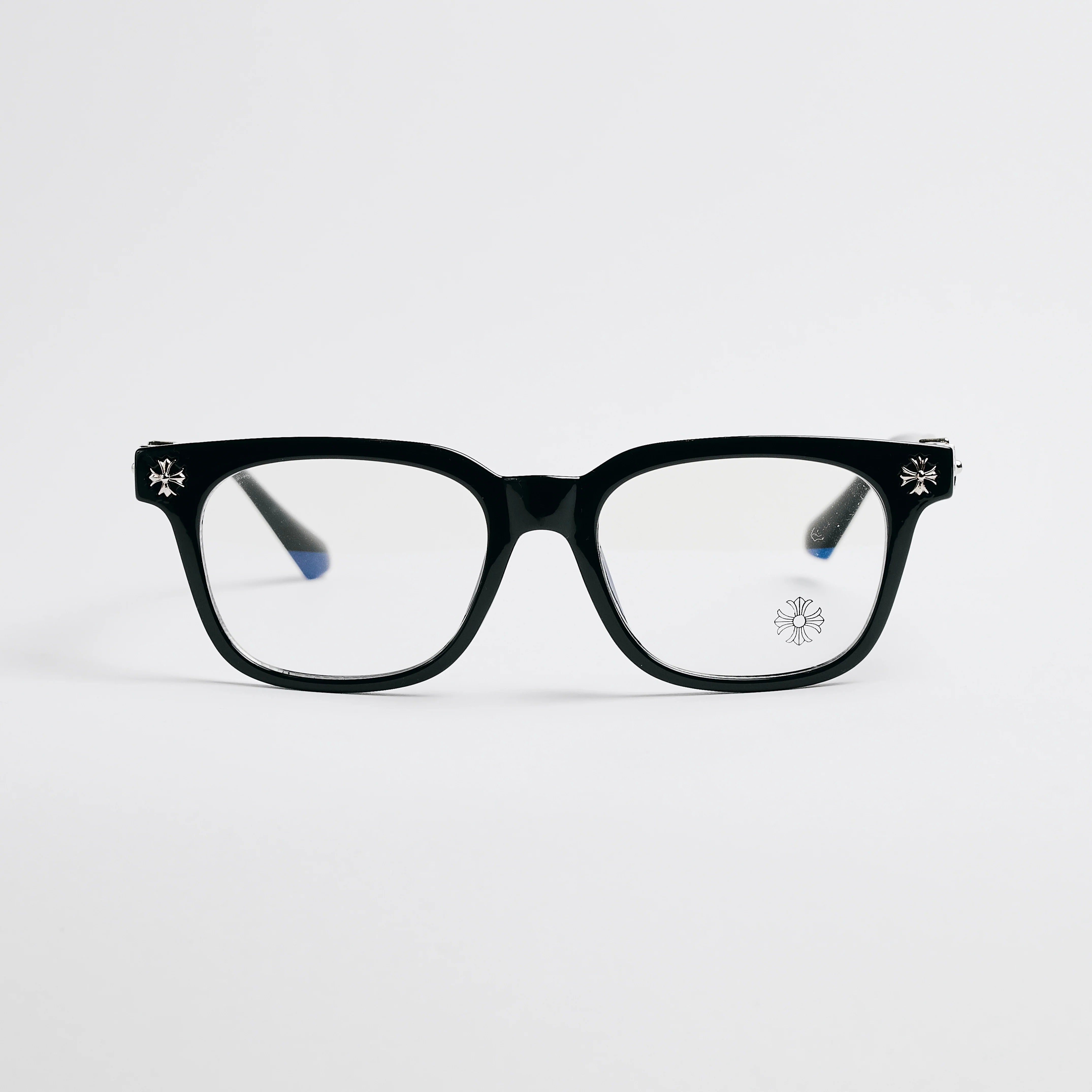 Black Chrome Hearts Glasses