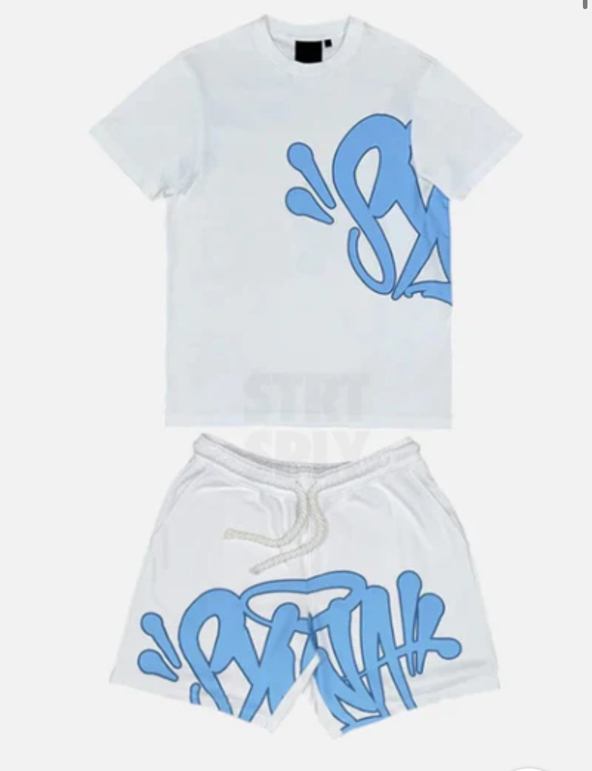 SYNA WORLD SET 'WHITE/CYAN'