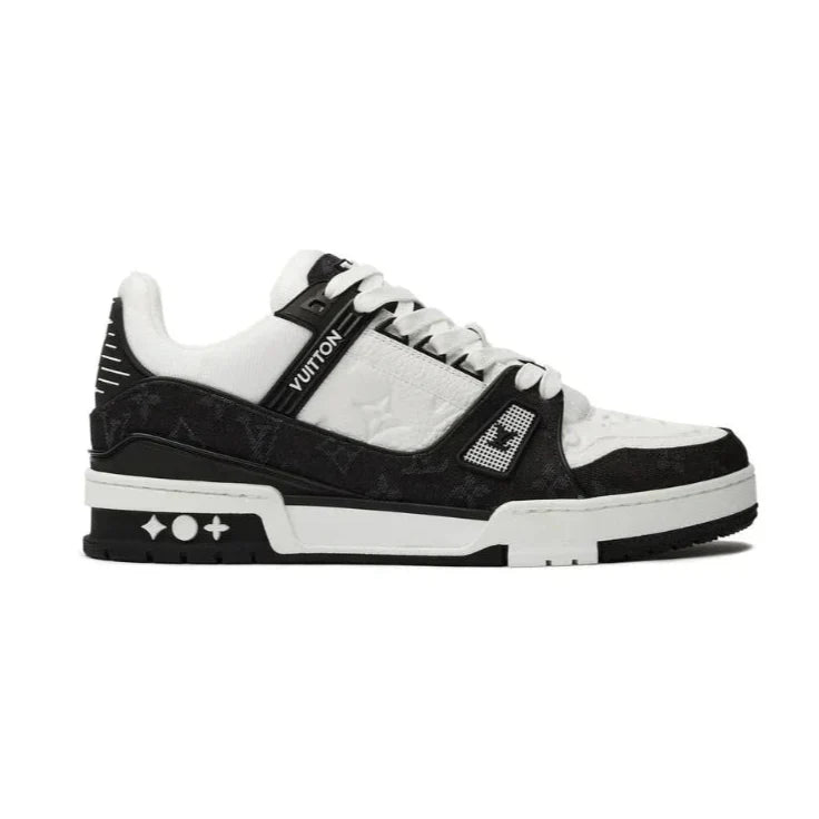 LOUIS VUITTON LV MONOGRAM BLACK DENIM SNEAKER