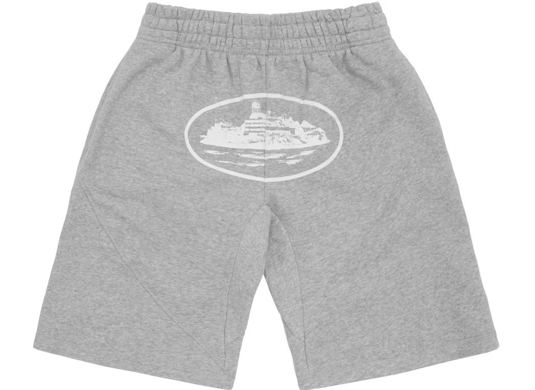 Corteiz Alcatraz Shorts "Gray"