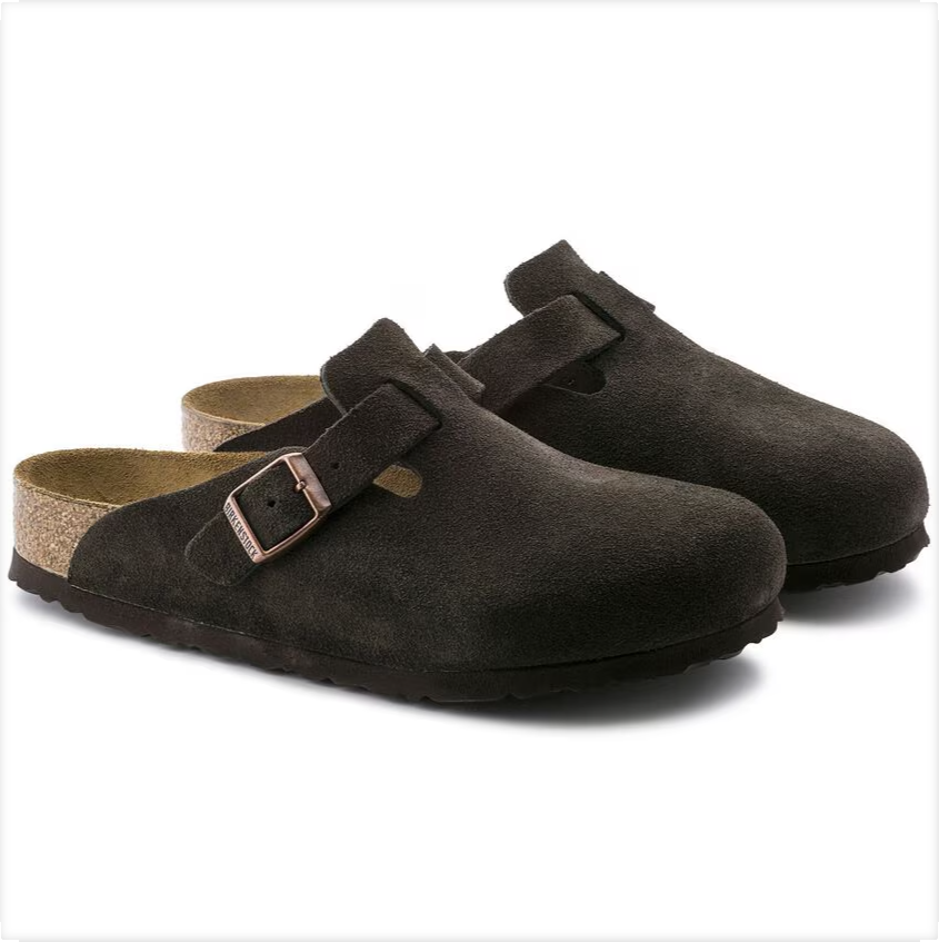 Birkenstock Boston Soft Foot Bed - Brown