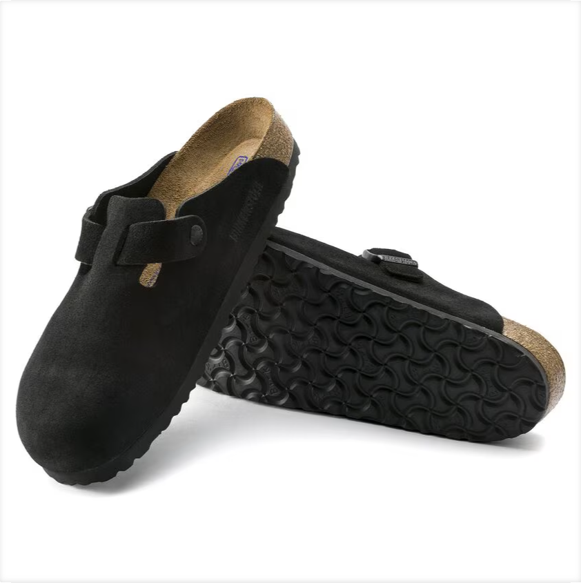 Birkenstock Boston Soft Foot Bed - Black