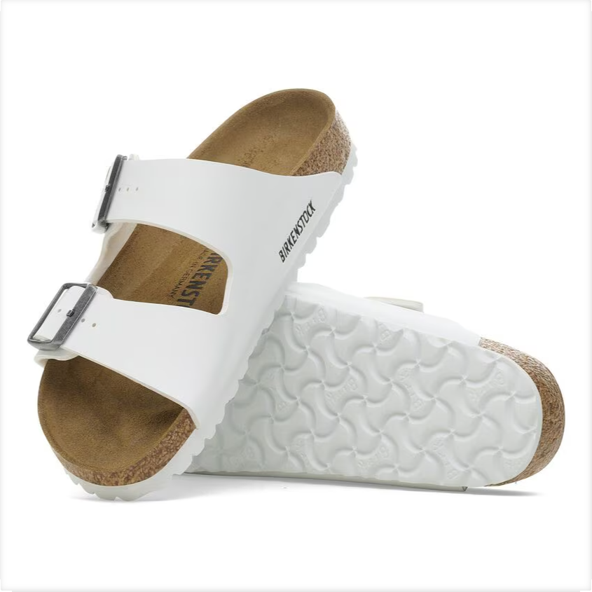Birkenstock Arizona Birko Flor - White