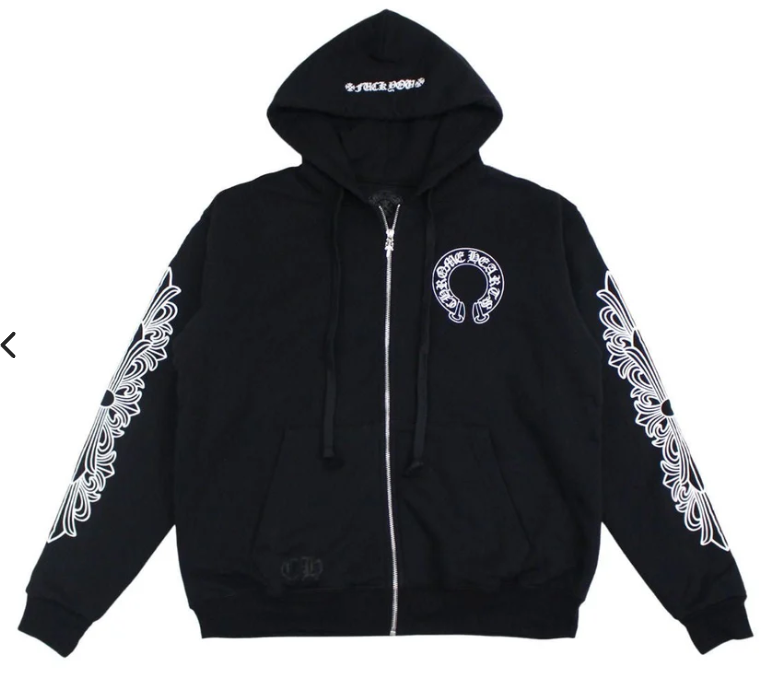 Chrome Hearts Zip Up Jacket - Black