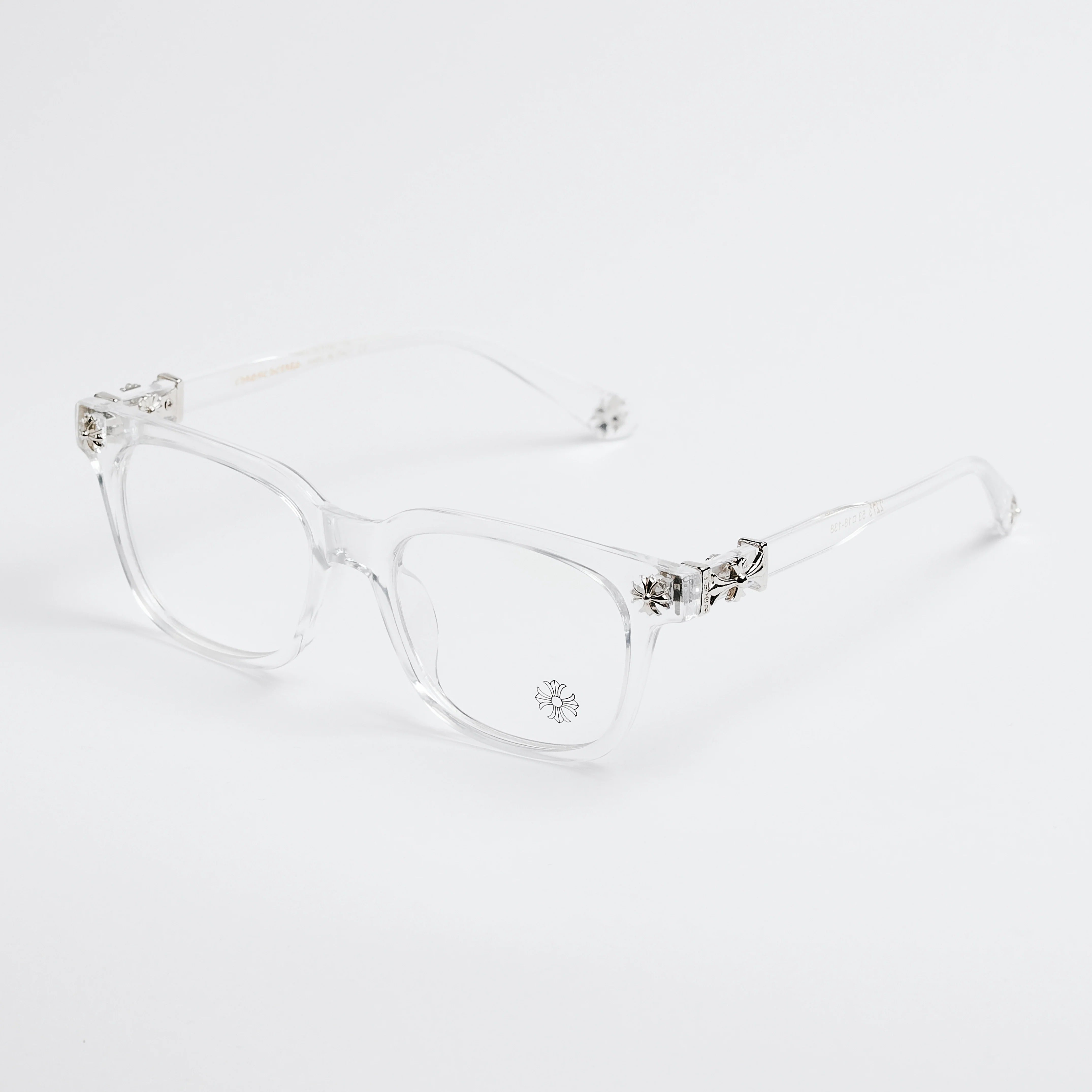White Chrome Hearts Glasses