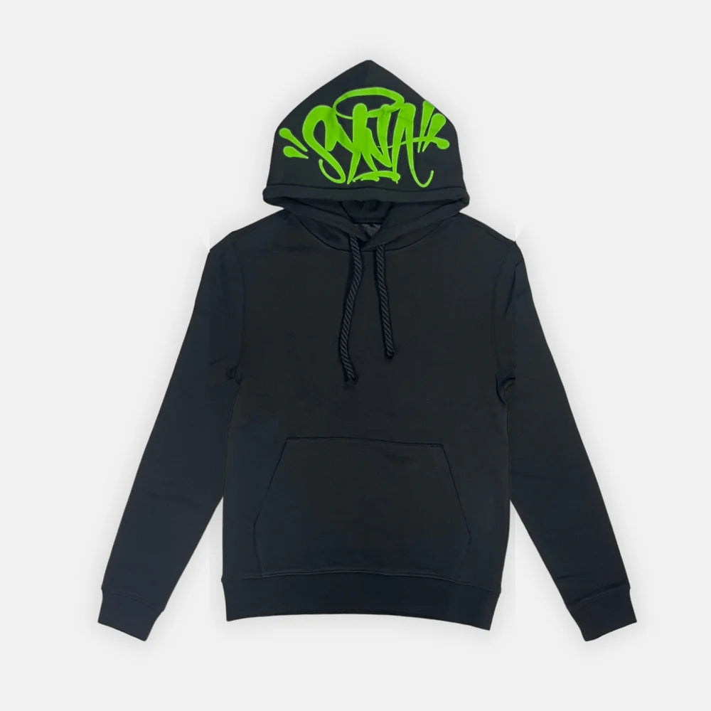 Syna World Hoodie - Black/Green